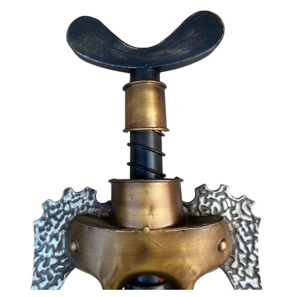 Elements Wine Country Moon Top Corkscrew Wall Decor GUC read note - Picture 7 of 11